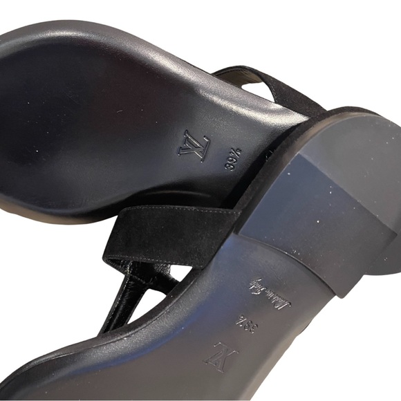 NEW AUTHENTIC LOUIS VUITTON THONG SANDALS Size 39.5 - Picture 4 of 4